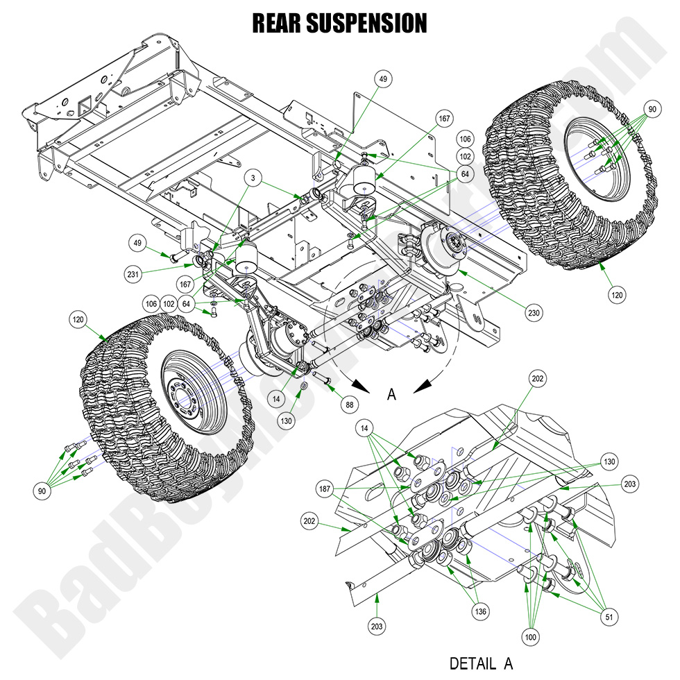 2023 Renegade - Diesel - Rear Suspension